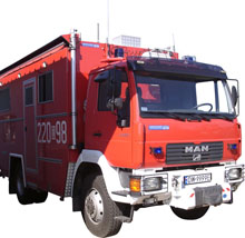 Installation of fire-fighting vehicle