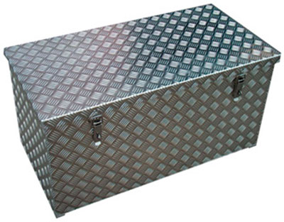 Tear plate aluminium box