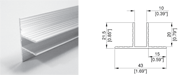 E2226 Case Divider Extrusion