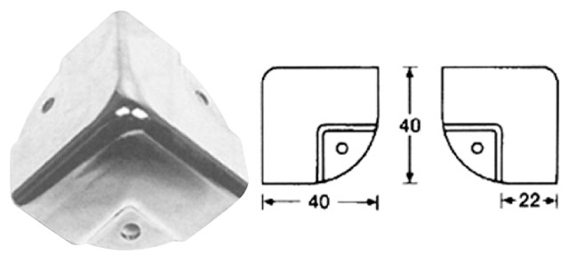 Flat Corner 40mm CO-4264c