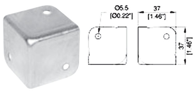 Flat Corner 37mm c7082z