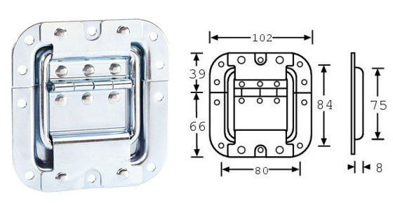 Lid Stay with built-in Hinge in Dish