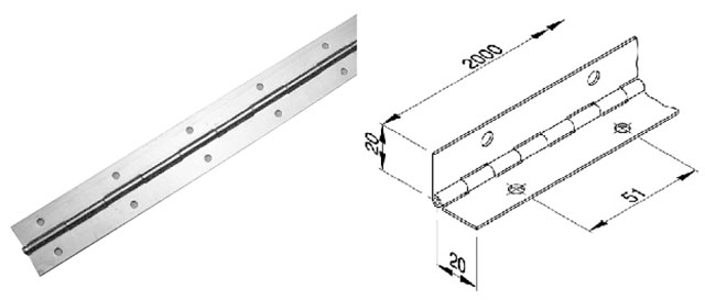 Piano hinge