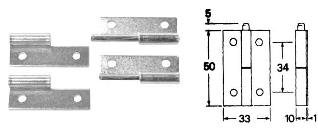 Pair of Lift Off Hinges