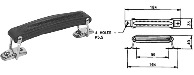 Case Handle Leather 4210